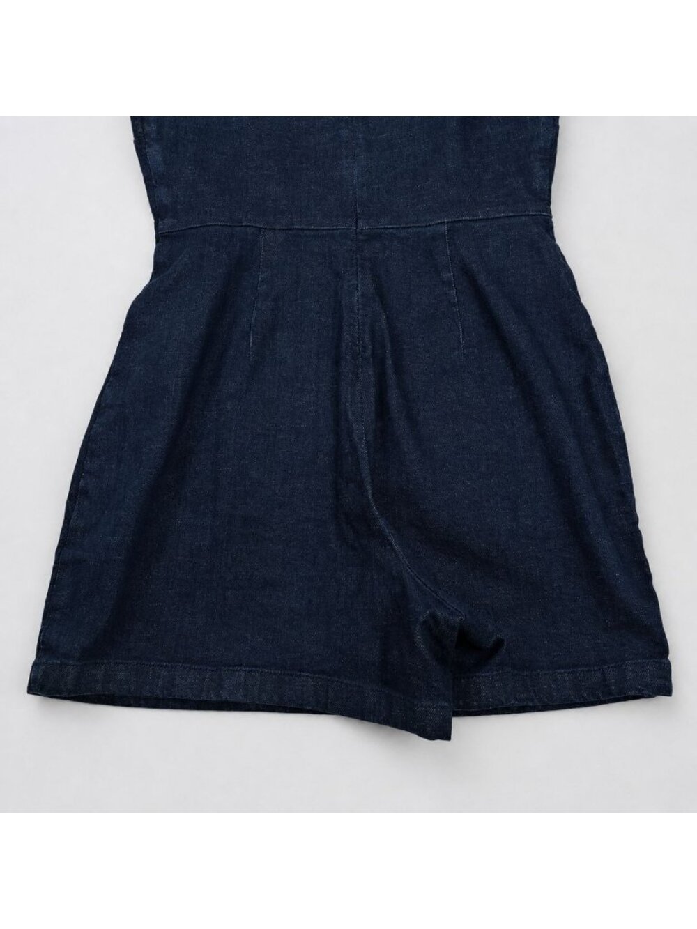Madewell Denim Squareneck Romper Women’s Size 4 Briant Wash Dark Blue NWT - Picture 14 of 16